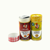 Boîte cylindrique en carton Kraft biodégradable, personnalisée, couvercle à déchirure facile de qualité alimentaire, Tubes en papier à 3 couches, emballage d'assaisonnement
