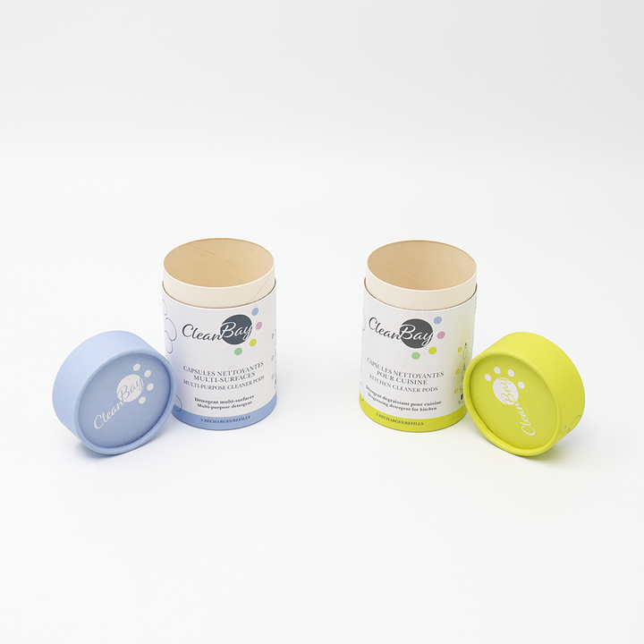 Cylindre alimentaire biodégradable empaquetant le tube rond fait sur commande de papier d'emballage