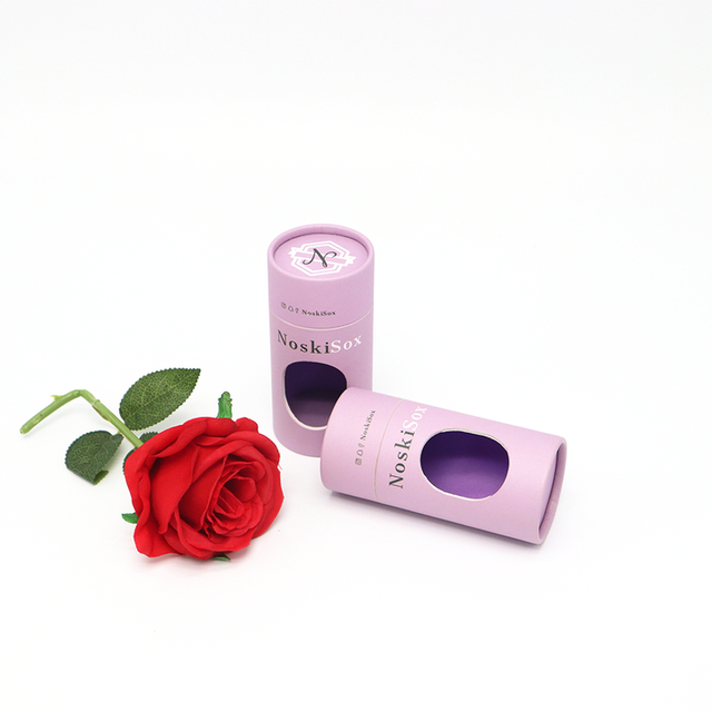 Fabricant rond vide Kraft artisanat cylindre Tubes emballage papier à rouler Tube conteneur avec fenêtre