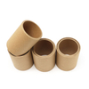 Boîte de tube de cylindre de carton d'emballage de papier rond personnalisé, tube de papier kraft en gros