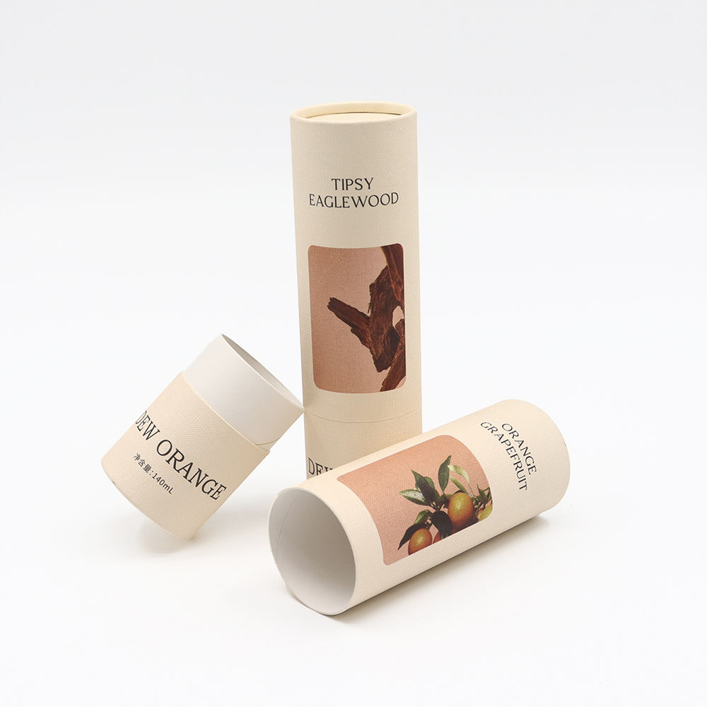 Emballage personnalisé de tube de papier d'emballage de grande capacité bouteille de cosmétiques emballage de tube de papier d'émulsion d'huile essentielle