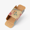 Boîte de parfum cosmétique pliante biodégradable écologique imprimée avec Logo personnalisé, petite boîte-cadeau d'emballage de barre de savon en papier Kraft