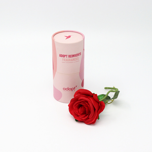 Emballage cosmétique biodégradable fait sur commande de tube de papier de boîte de cylindre de carton de style de luxe pour la bouteille de parfum