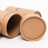 Tube d'emballage en papier Kraft personnalisé 100% respectueux de l'environnement, emballage alimentaire, feuille de thé, fleur, Tube d'emballage de thé