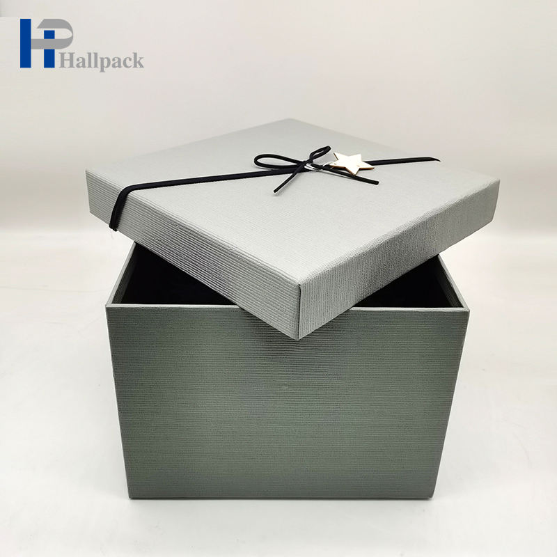 Boîte de papier grise de parfum adaptée aux besoins du client par professionnel d'accessoires de mode