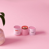 Tube d'emballage en papier Kraft vide personnalisé, cylindre de pot en verre de bougie de cire de soja fait à la main, boîte ronde en papier de luxe