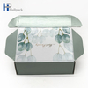Boîte de paquet de cadeau élégante de carton fait sur commande pliant la boîte de papier rigide pliable