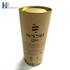 Nouveau tube rond de papier d'emballage de carton de café de thé de nourriture de conception avec la couverture de fer