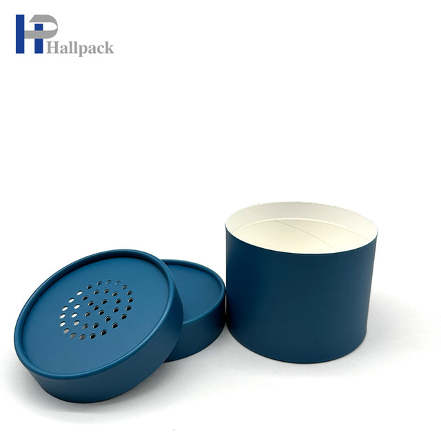 Tube d'emballage en papier rond pour poudre libre de sel de bain, cylindre de tamis pour poudre cosmétique, Tube en papier