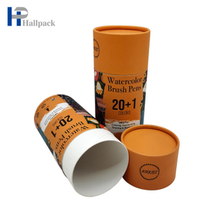 Tubes déodorants en papier kraft Tube de papier d'emballage de crayon de couleur de thé