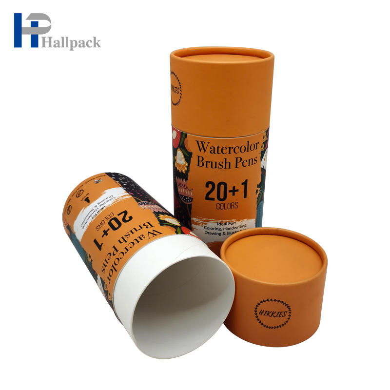 Tubes déodorants en papier kraft Tube de papier d'emballage de crayon de couleur de thé