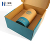 Boîte d'emballage de parfum imprimé en feuille d'or personnalisée avec boîte cadeau de rangement de galerie de plastifin Matt