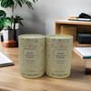 Boîte d'emballage cylindrique imprimée de qualité alimentaire, Logo rigide personnalisé, café, thé, carton, Tubes ronds en papier artisanal