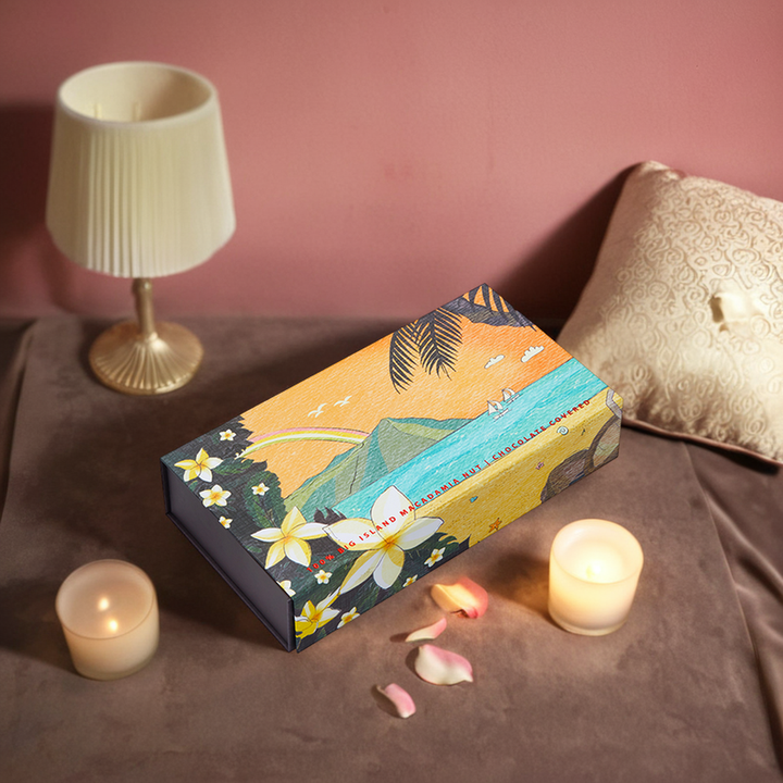 Coffret cadeau de parfum luxueux Tube en papier de qualité supérieure