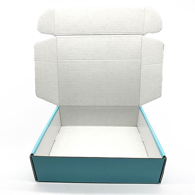 Boîte en carton de papier de boîte d'emballage de cadeau de Bule rose de logo fait sur commande en gros