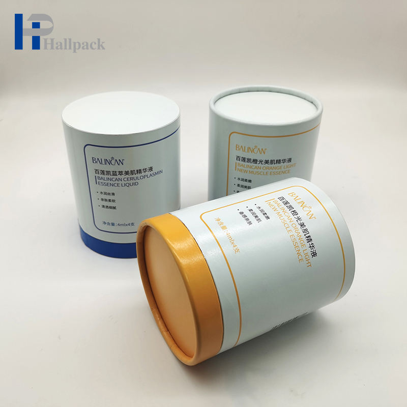 Les inserts en mousse soutiennent le tube de papier kraft boîte d'emballage tube de papier spécial