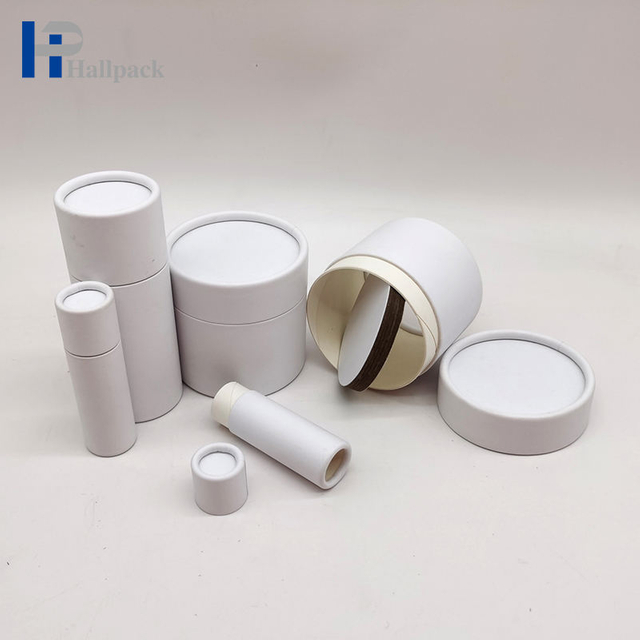 Tube de papier rouge à lèvres naturel, Tube déodorant, Tubes en papier Push Up Kraft