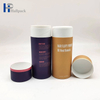 Adaptez le tube cosmétique coloré biodégradable de papier de dispositif trembleur de récipient de cylindre de tamis