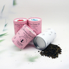Emballage de tube de thé en carton personnalisé recyclable pour le thé pour les grains de café au thé