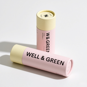 Matières recyclables Tubes en papier imprimé personnalisé