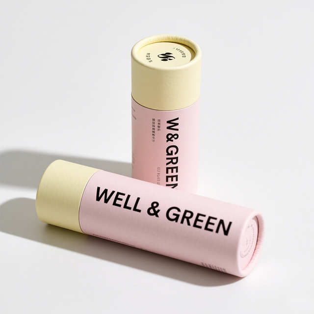 Matières recyclables Tubes en papier imprimé personnalisé