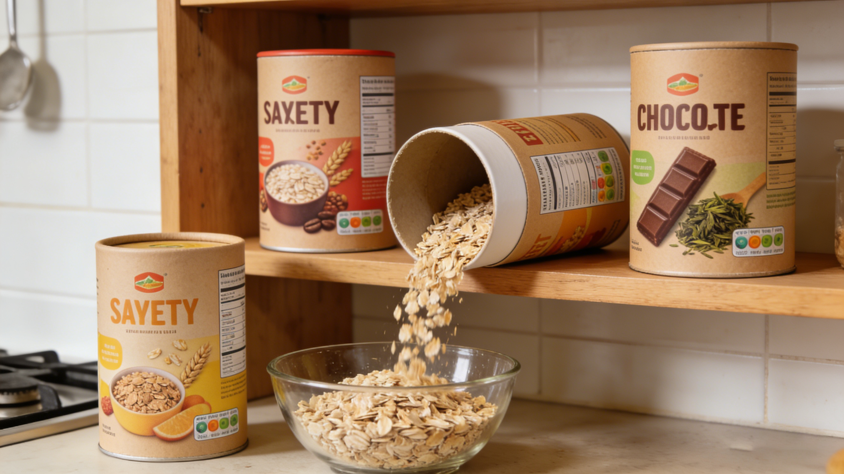 Tube de papier d'emballage