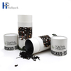 Emballage adapté aux besoins du client de boîte de tube rond emballé par carton de catégorie comestible de conception pour le thé de café d'écrous