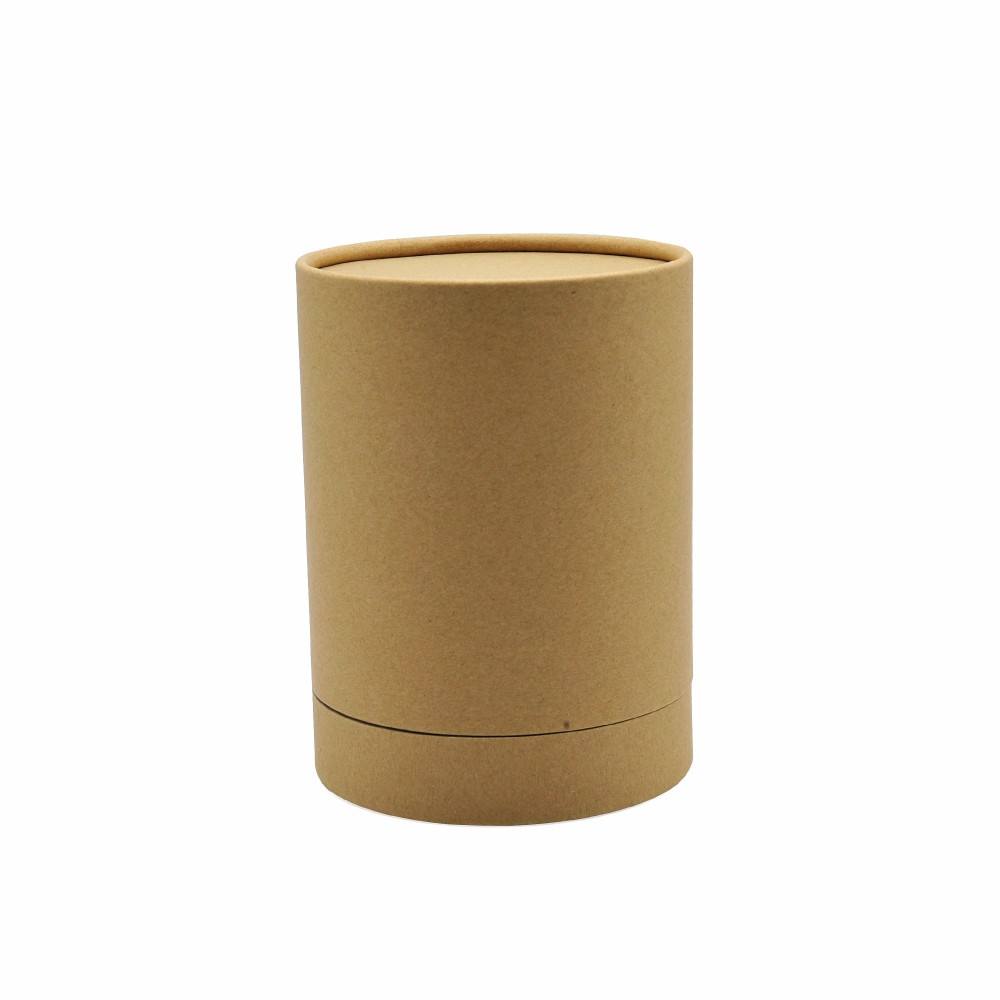 Emballage cosmétique biodégradable fait sur commande de tube de papier de boîte de cylindre de carton de luxe pour la bouteille de parfum d'huile essentielle