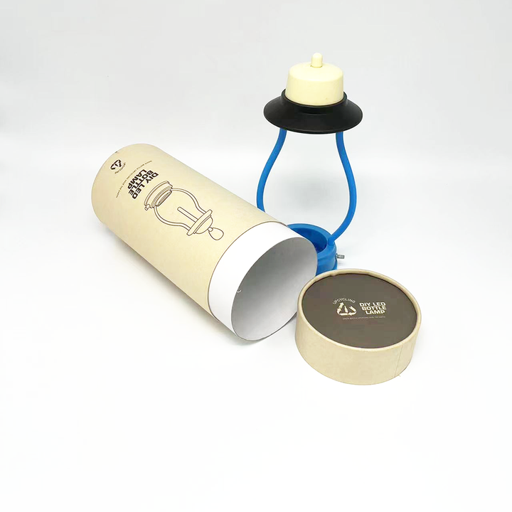 Emballage fait sur commande de tube de papier de boîte de cylindre de carton d'électronique qui respecte l'environnement pour la lumière LED d'écouteur de montre intelligente d'appareil-photo