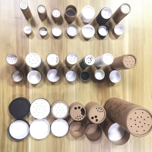 Matériau Kraft personnalisé ColorSmall sel épices Shaker poudre cosmétiques emballage papier Tube cylindre boîte