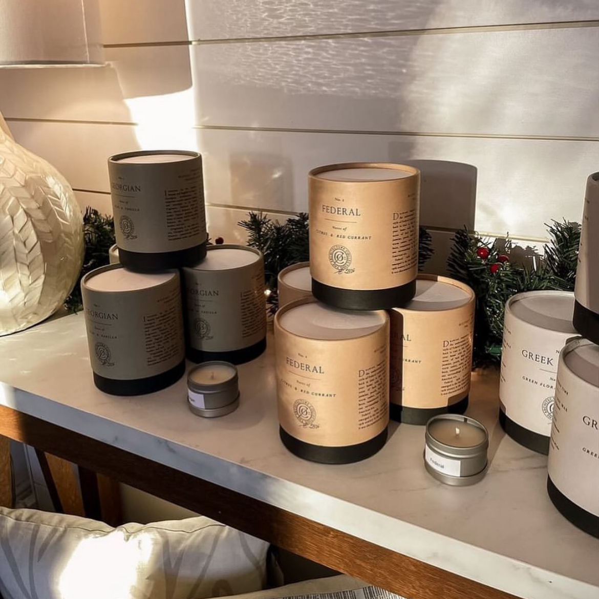 Tube d'emballage en papier Kraft vide personnalisé, cylindre de pot en verre de bougie de cire de soja fait à la main, boîte ronde en papier de luxe pour bougies