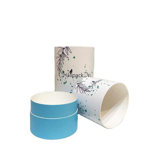Hallpack – emballage en papier Kraft écologique à bord plat, pour bougies, Puzzle de mode, emballage artisanal en Tube en carton