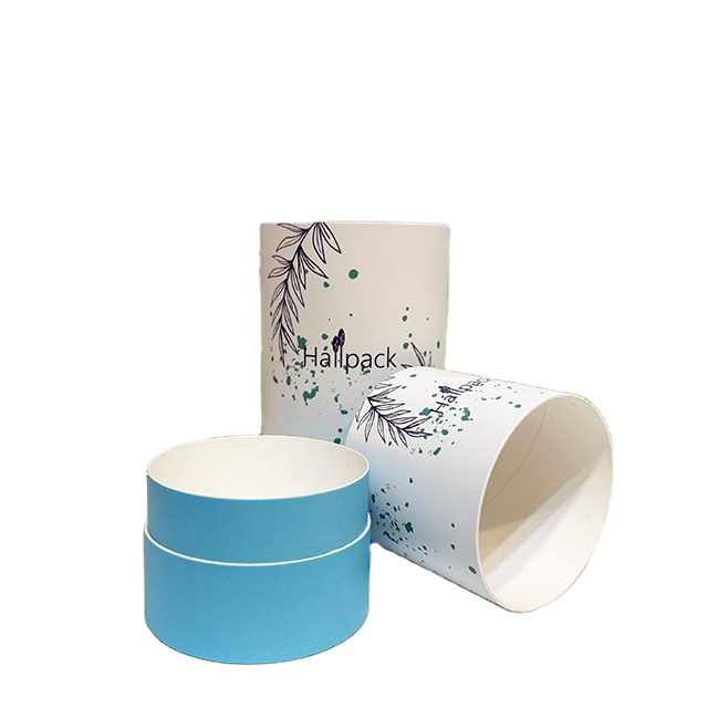 Hallpack – emballage en papier Kraft écologique à bord plat, pour bougies, Puzzle de mode, emballage artisanal en Tube en carton