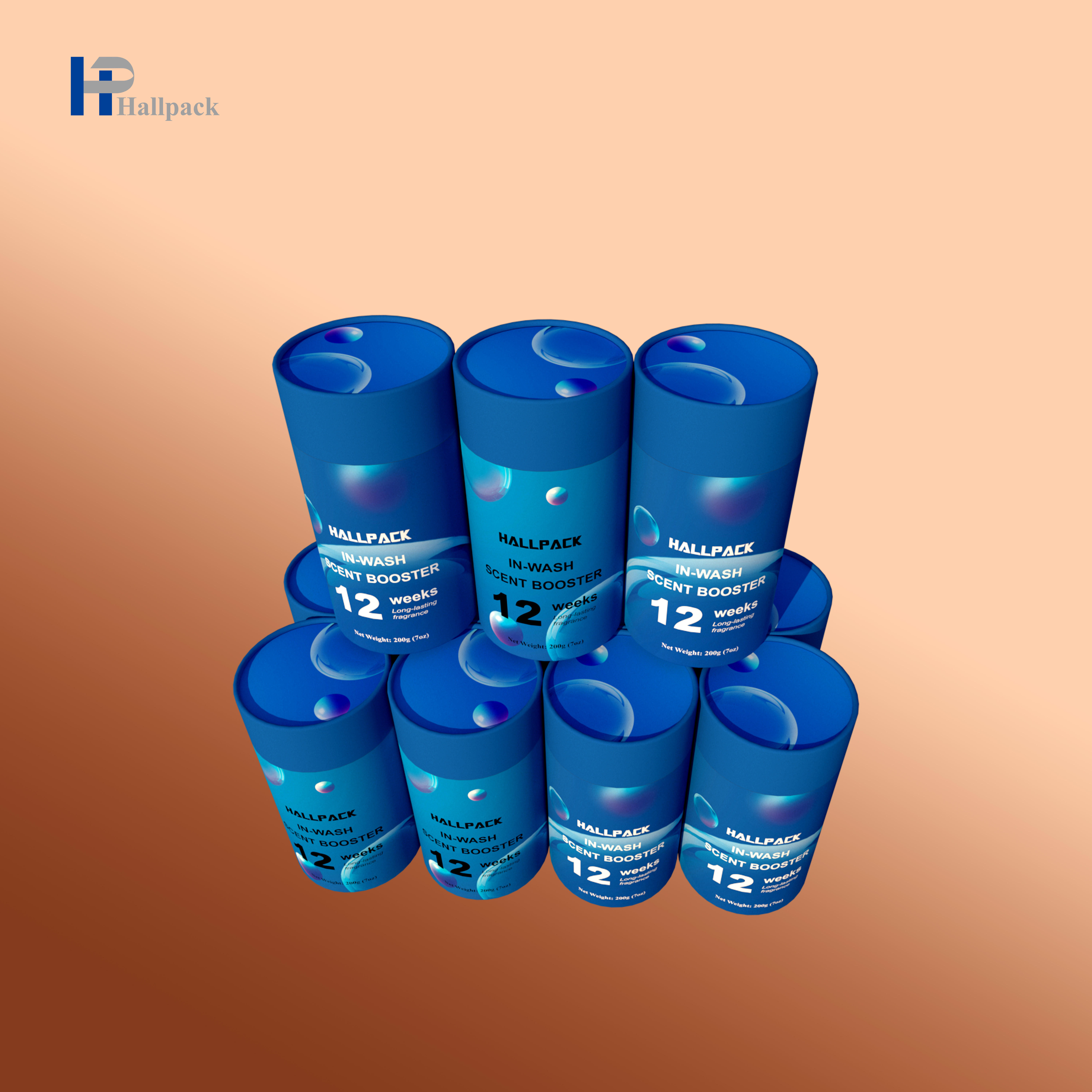 Tube de papier rond en carton avec Logo personnalisé, Tube d'emballage Push Up, Booster de parfum cosmétique, emballage en Tube de papier