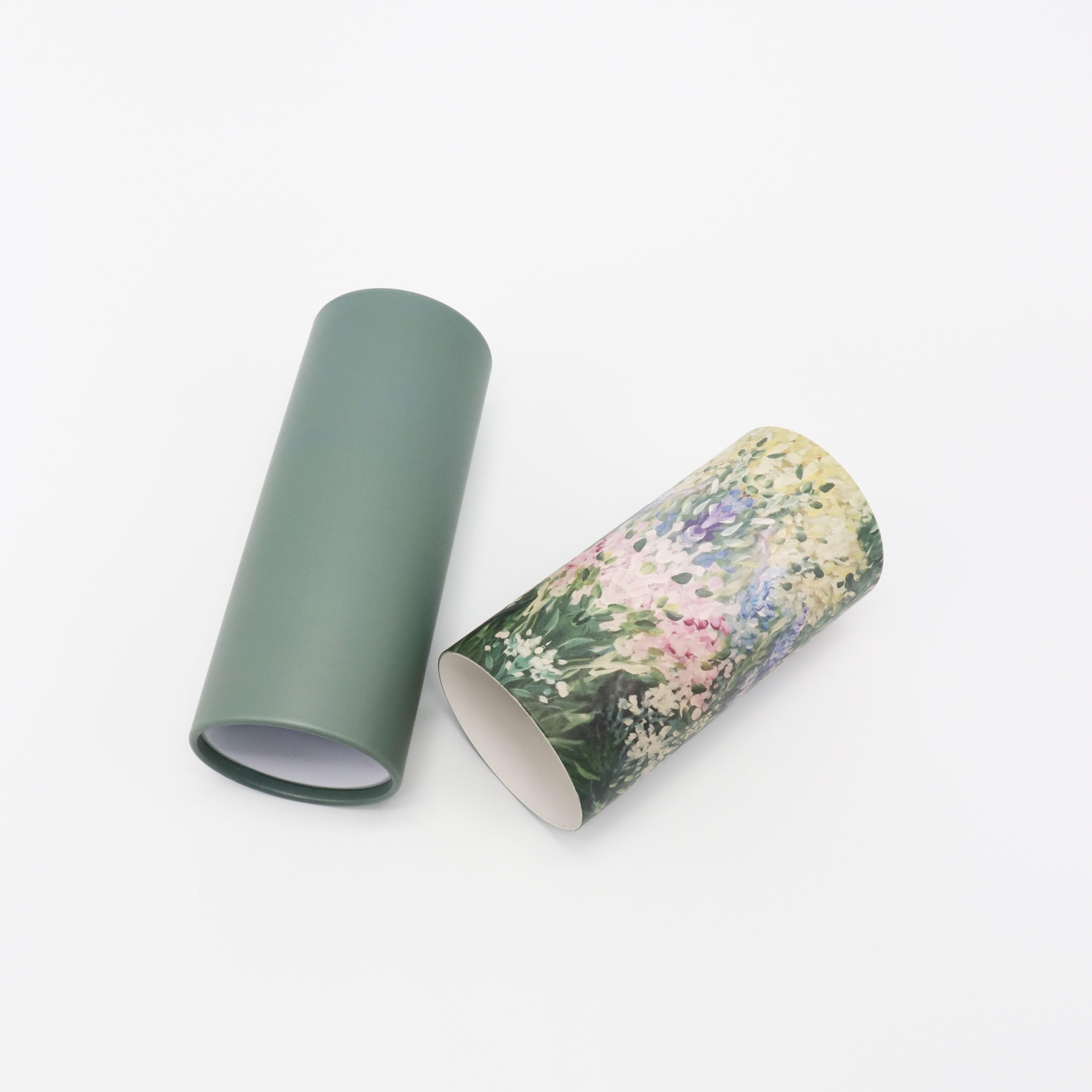 Boîte de papier écologique faite sur commande d'emballage de tube de carton de catégorie comestible pour l'emballage de café et de thé