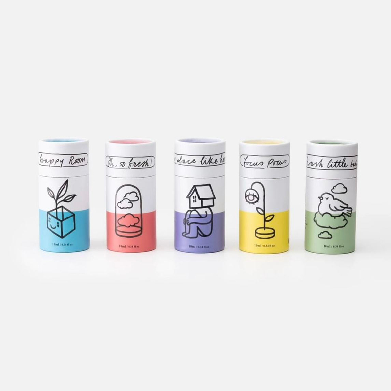 Cylindre en carton rond en papier pour parfum d'huile essentielle, impression personnalisée, Tube d'emballage en papier pour soins de la peau et cosmétiques, 30ml 50ml 100ml