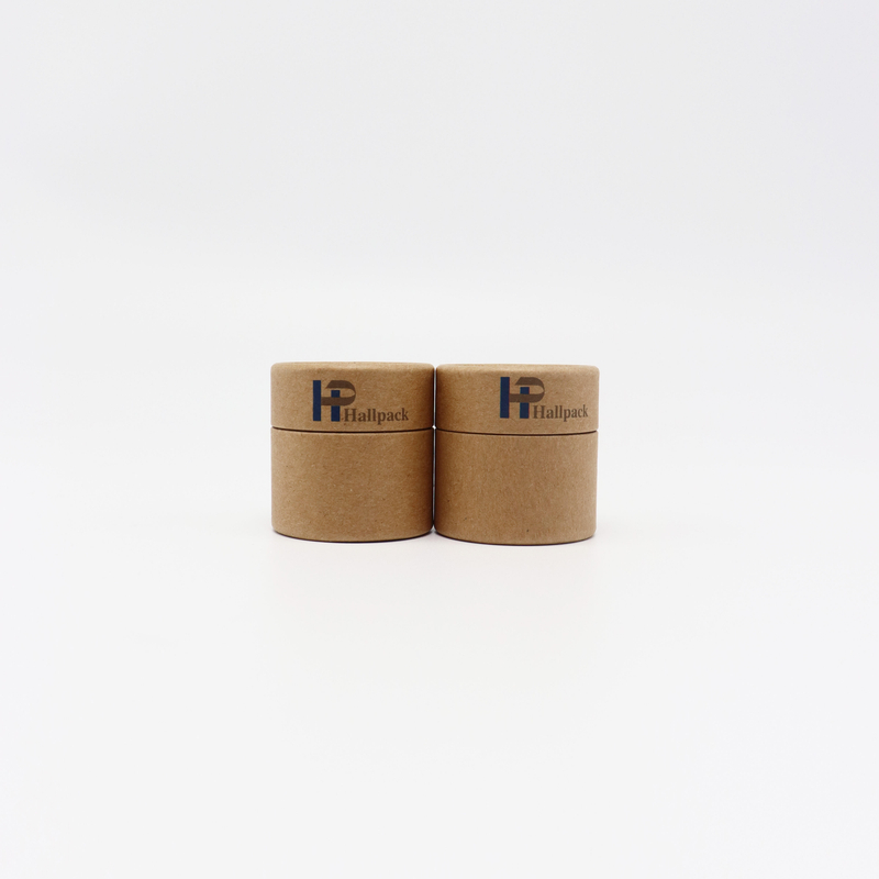 Pots vides d'emballage de tube de papier de récipients vides de carton cosmétique qui respecte l'environnement pour l'emballage de beurre de karité de poudre en vrac