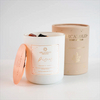 Emballage de cylindre libre en plastique 100% biodégradable, boîte de Tube rond, Tube en papier Kraft, emballage de Tube biodégradable pour bougie