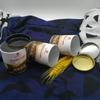 Boîte faite sur commande écologique de cylindre de carton de catégorie comestible avec l'emballage de tube de papier en métal pour le thé de café d'écrous