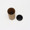 Tube de papier rond de qualité alimentaire, emballage de thé Direct d'usine, papier Kraft entièrement artisanal, Protection de l'environnement pour échantillon personnalisé