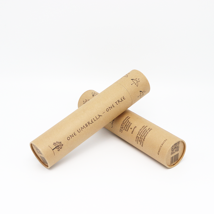 Emballage écologique fait sur commande de tube de papier de boîte de cylindre de carton pour le parapluie de badminton de papier peint de vase de bouteille