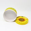 Emballage de tube biodégradable de conception de luxe boîte de tube ronde emballage de tube de papier personnalisé pour biscuit, gâteau et chocolat