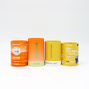 Emballage adapté aux besoins du client de tube de papier emballé par boîte de cylindre de carton de catégorie comestible écologique de conception pour des probiotiques de sucrerie de gâteau