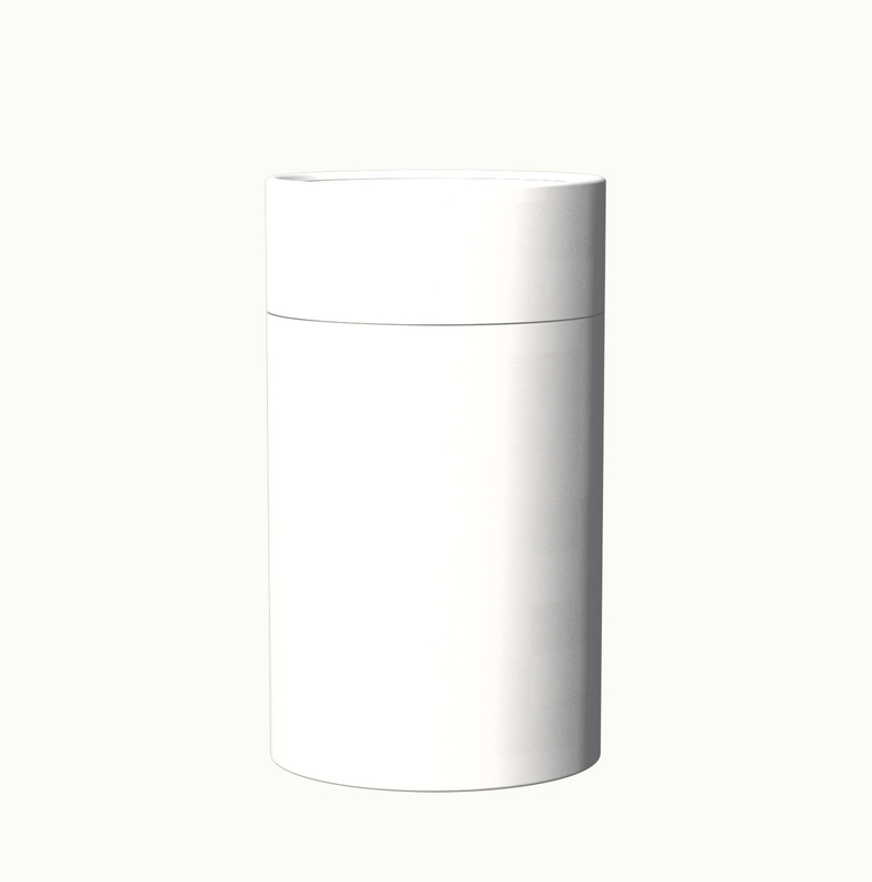 Tube de papier en carton de cylindre de taille S de stock blanc pour l'emballage de Champagne et de Tequila de jus de boisson de café Durable et fort