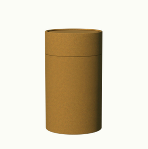 Tube de papier de carton de cylindre de taille S de stock brun pour l'emballage de Champagne et de Tequila de jus de boisson de café Durable et fort