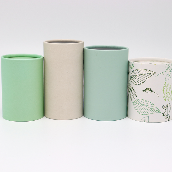Le cylindre fait sur commande qui respecte l'environnement de carton d'emballage de métier enferme dans une boîte l'emballage de tube de papier pour la bougie