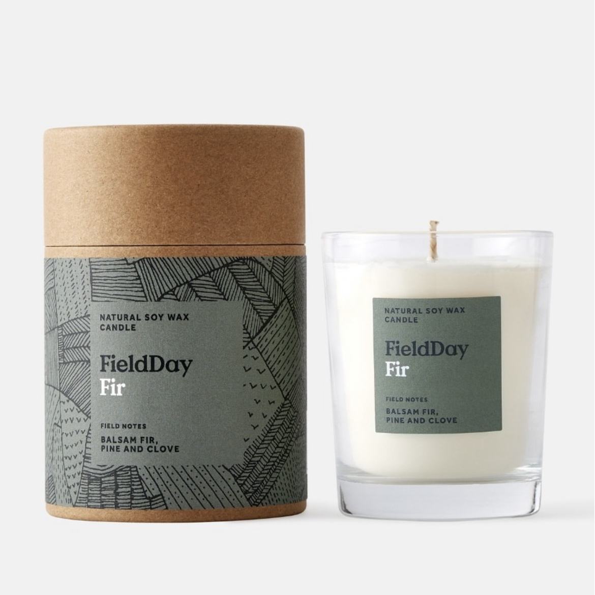 100% recyclé avec un cylindre en carton de taille personnalisée, emballage de Tube de bougie Kraft, boîte de Tube rond pour bougie parfumée