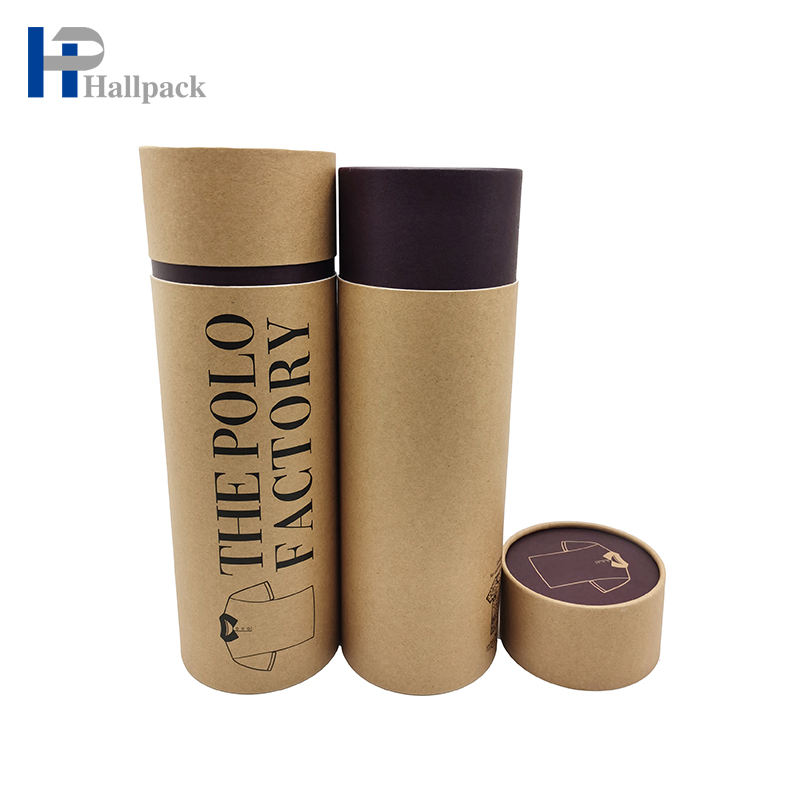 Tube de papier de papier de vente chaude d'artisanat imprimant le tube de papier de forme ronde