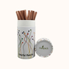 Boîte-cadeau de parfum de papier de carton recyclé rond cosmétique de conception boîte-cadeau de tube de noyau de papier de tube d'emballage personnalisé