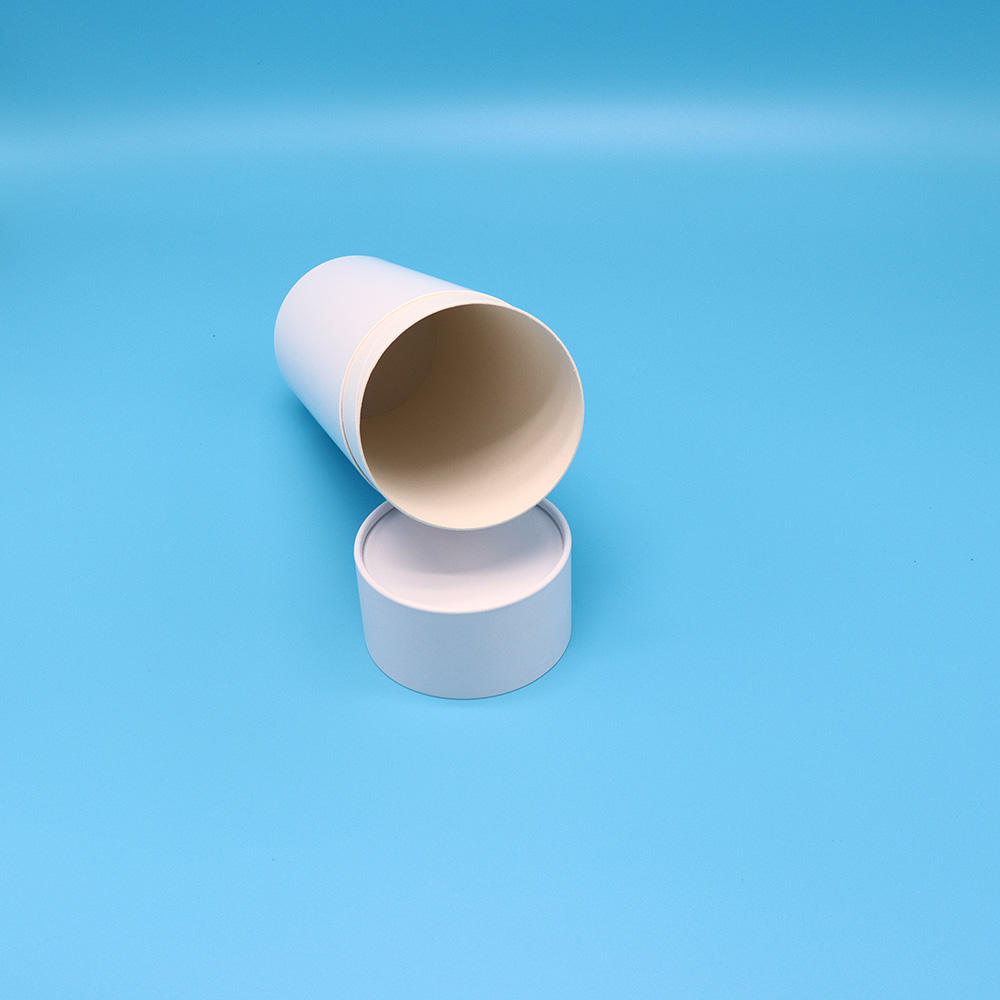 Impression personnalisée emballage alimentaire carton cylindre boîte emballage écrou café thé papier Tube emballage blanc